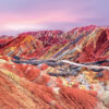 Rainbow Mountains, China – Ravensburger Puslespil med 1000 Brikker