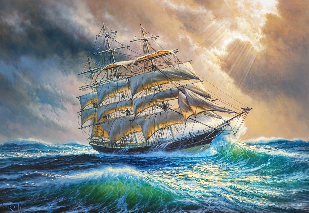 Sailing Against All Odds – Castorland Puslespil med 1000 Brikker