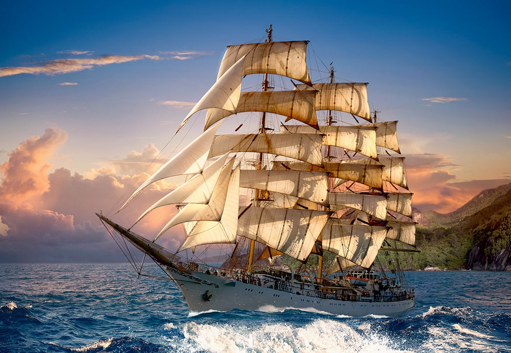 Sailing at Sunset – Castorland Puslespil med 1500 Brikker
