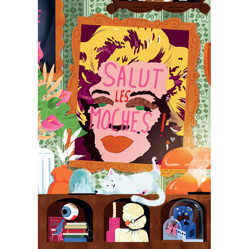 Salut les Moches – Marie-Chantal Puslespil 1000 Brikker