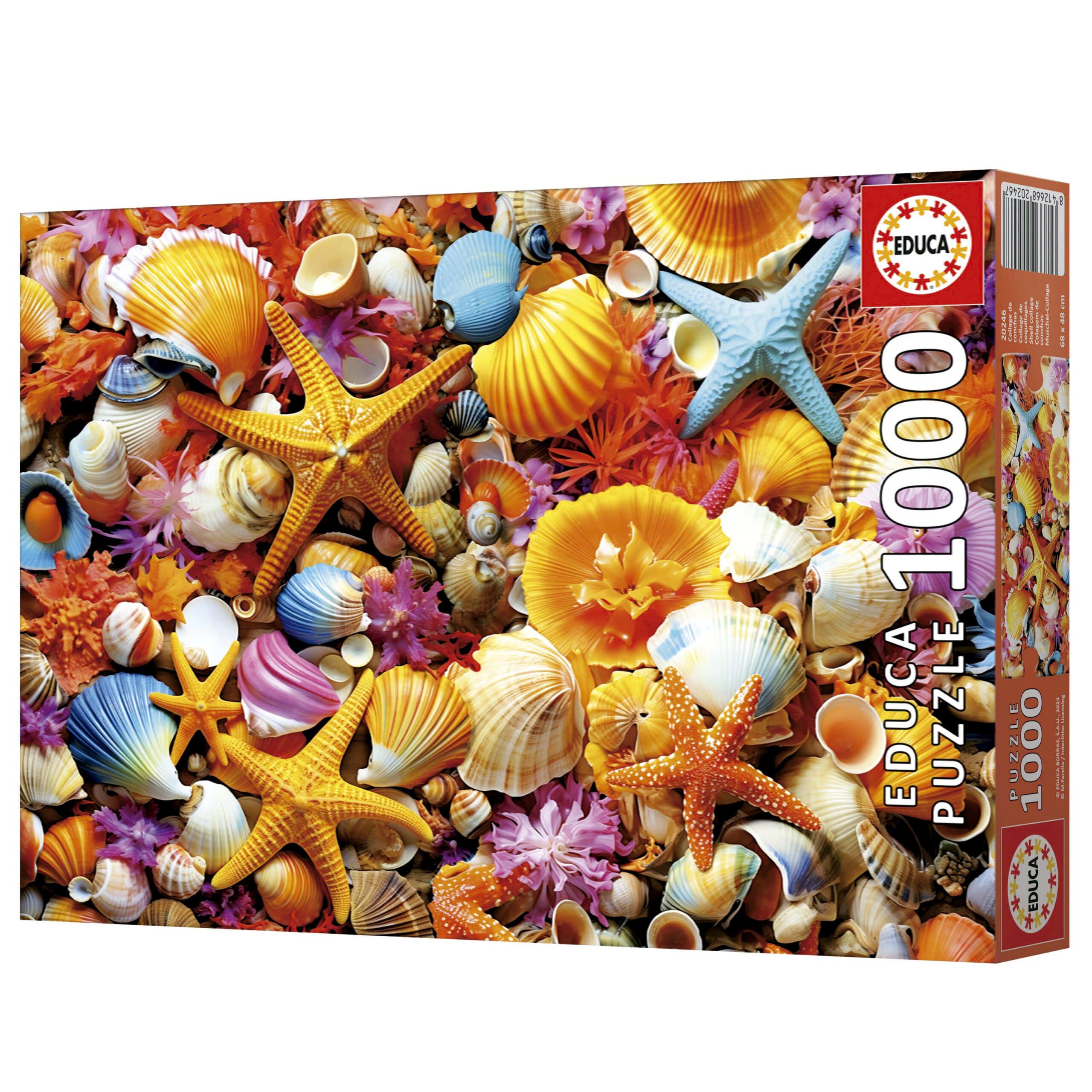 Alternative view of Shell Collage Puslespil 1000 Brikker