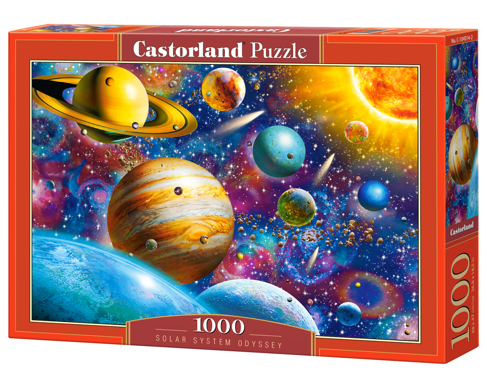 Alternative view of Solar System Odysses Puslespil 1000 Brikker