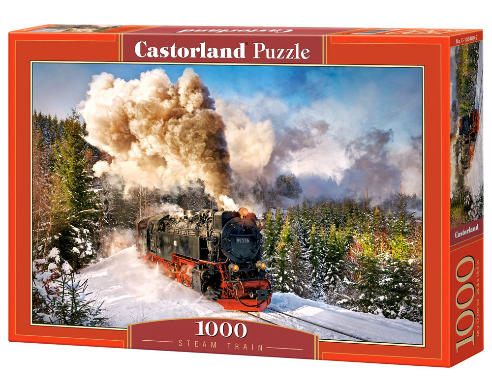 Alternative view of Steam Train Puslespil 1000 Brikker