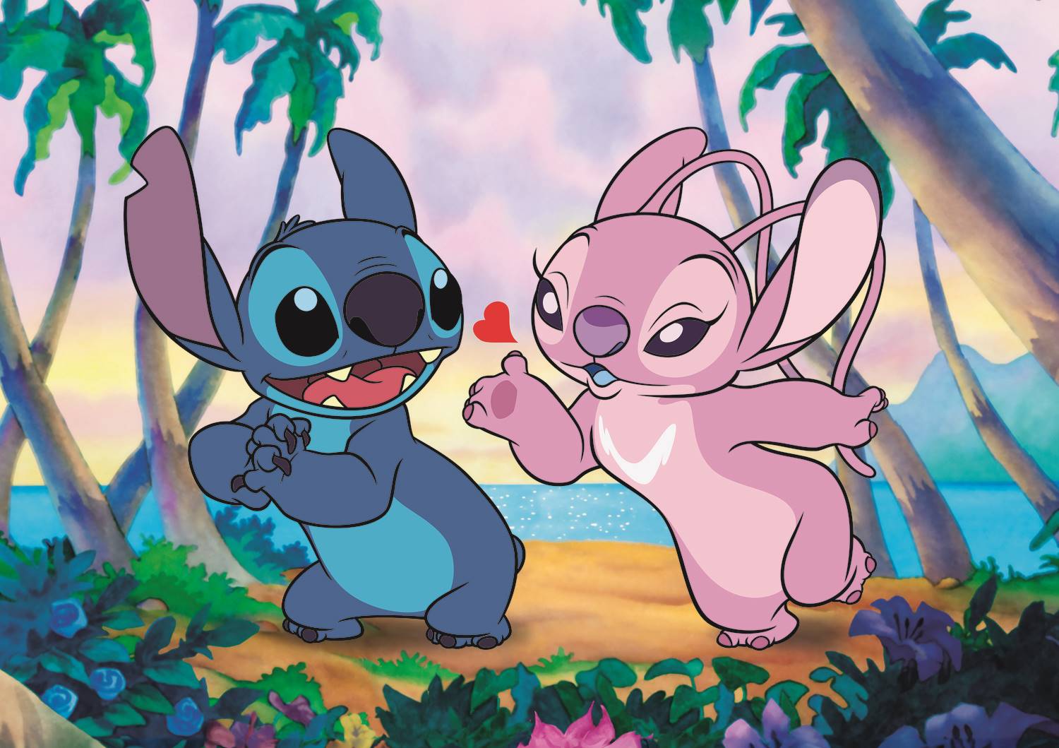 Stitch & Angel – Trefl Puslespil 1000 Brikker