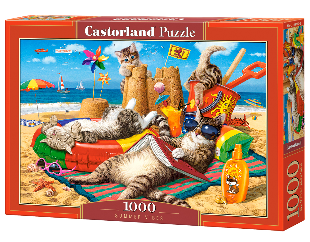 Alternative view of Summer Vibes Puslespil 1000 Brikker