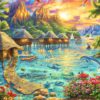 Tropical Oasis – Grafika Puslespil 1000 Brikker