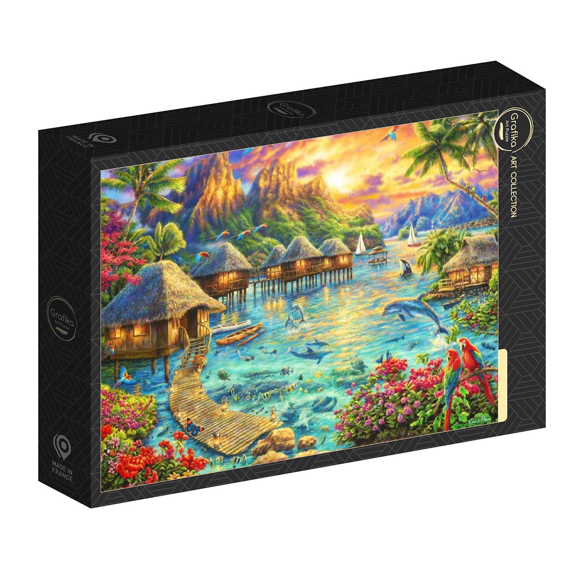 Alternative view of Tropical Oasis Puslespil 1000 Brikker