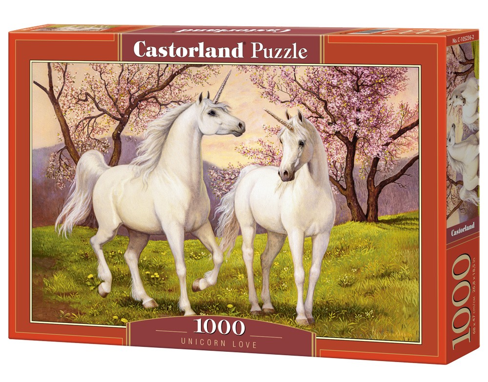Alternative view of Unicorn Love Puslespil 1000 Brikker