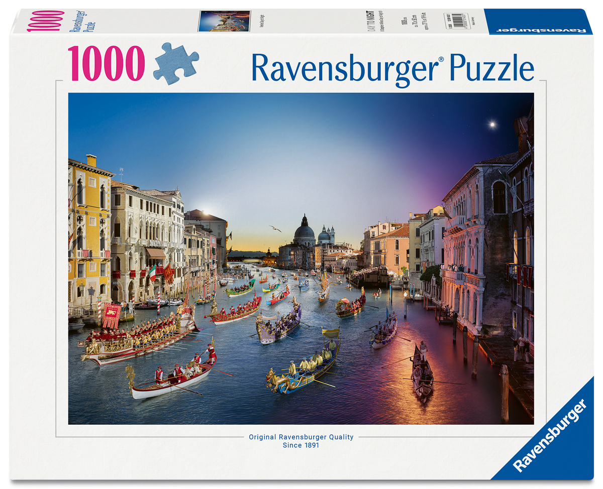 Alternative view of Venice Day To Night Puslespil 1000 Brikker
