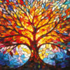 Mosaic Tree of Life – Art Puzzle 1000 Brikker