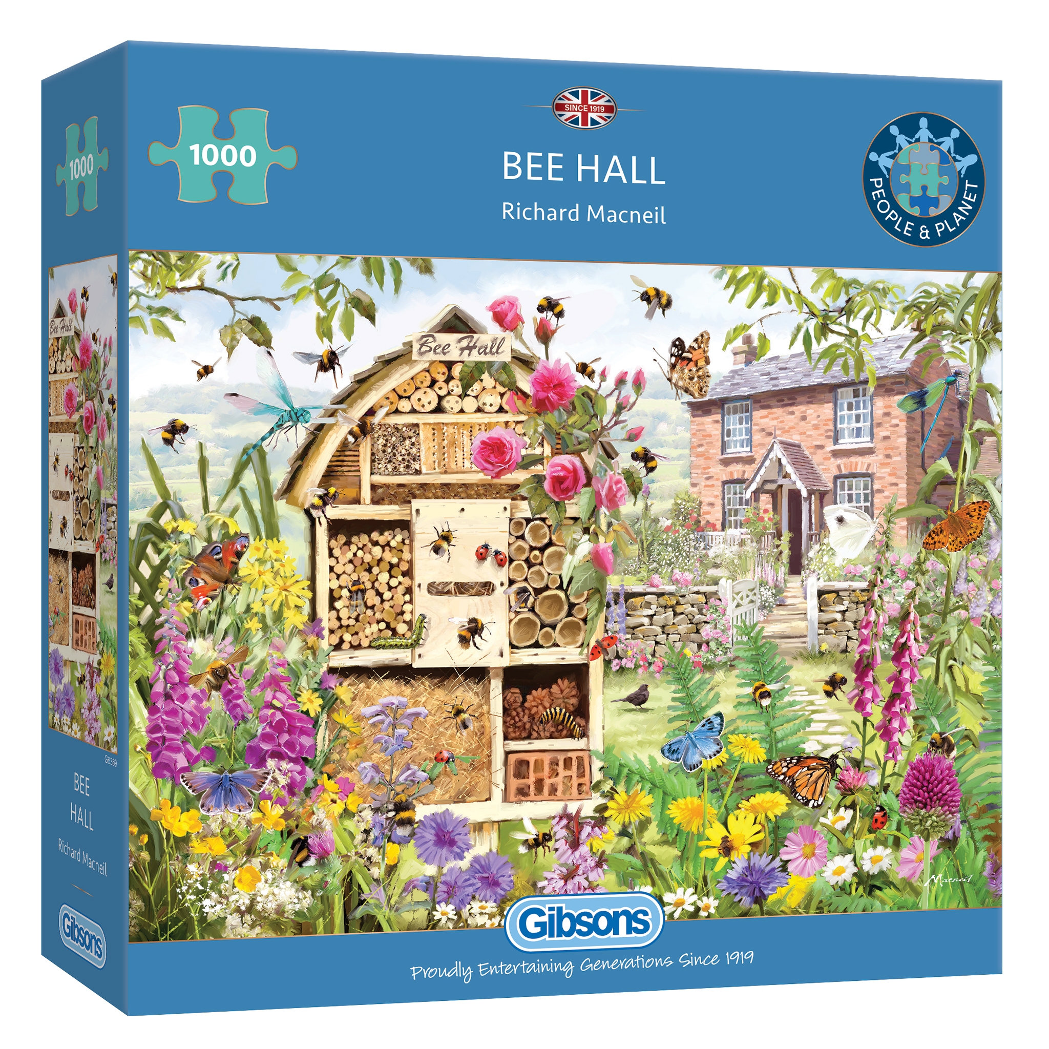 Alternative view of Bee Hall Puslespil 1000 Brikker