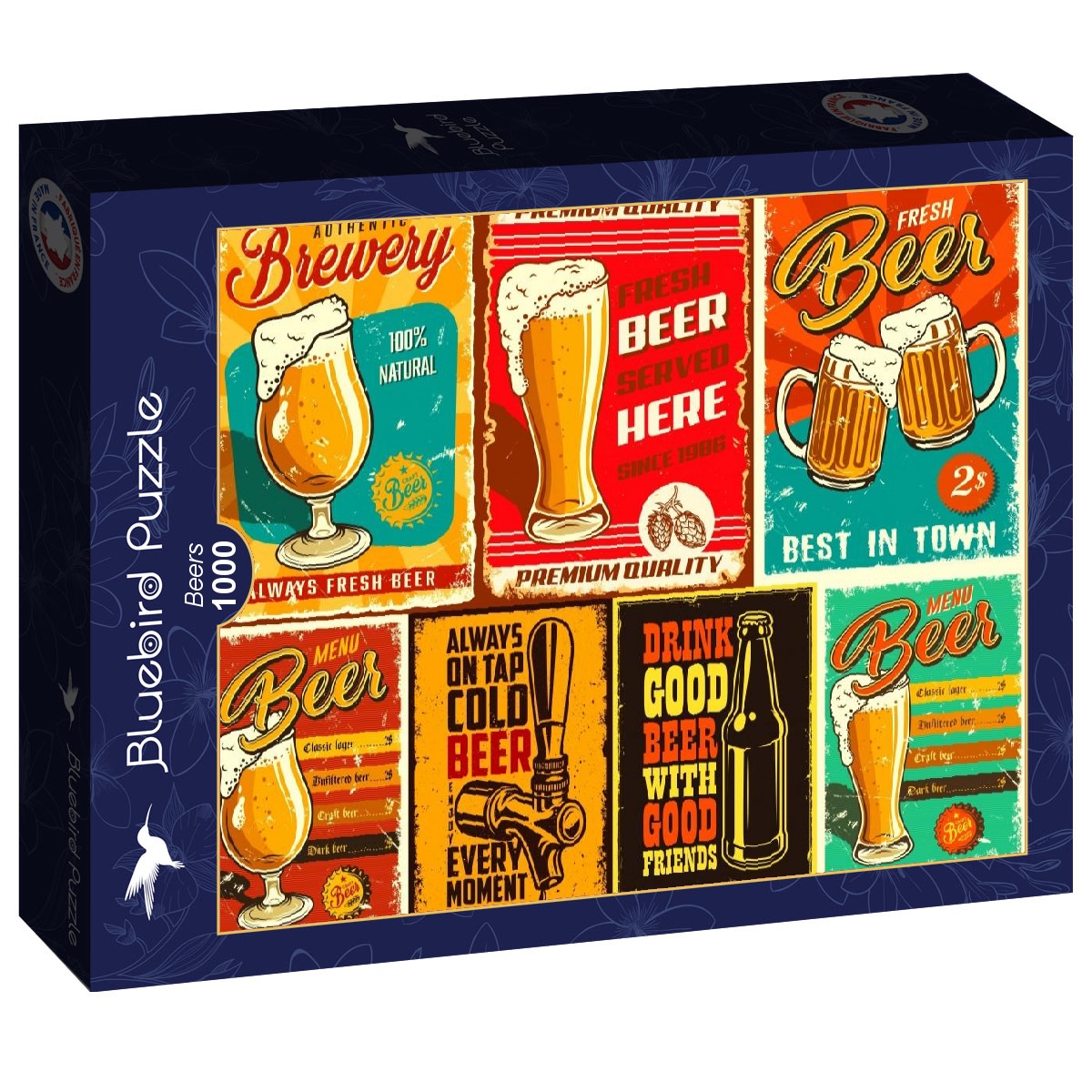 Alternative view of Beers Puslespil 1000 Brikker
