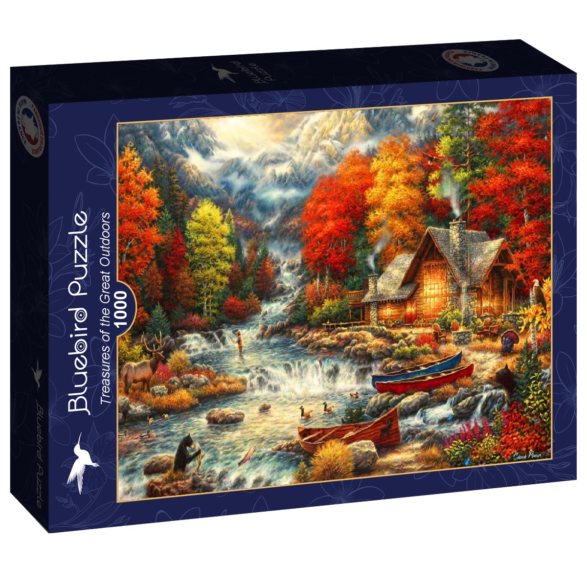Alternative view of Treasures of the Great Outdoors Puslespil 1000 Brikker