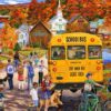 The School Bus – Bluebird Puslespil 1000 Brikker