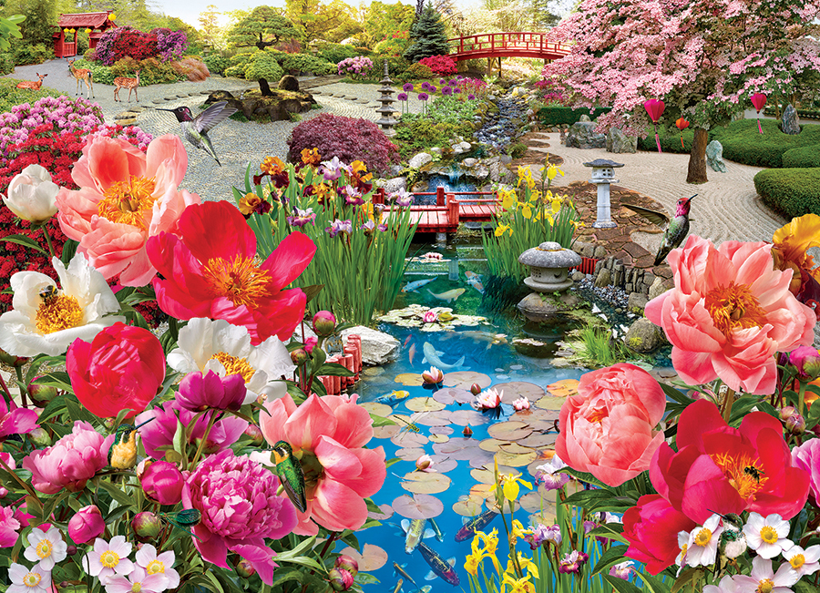 Japanese Garden – Cobble Hill Puslespil 1000 Brikker