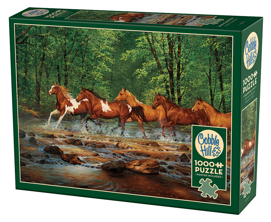 Alternative view of Spring Creek Run Puslespil 1000 Brikker