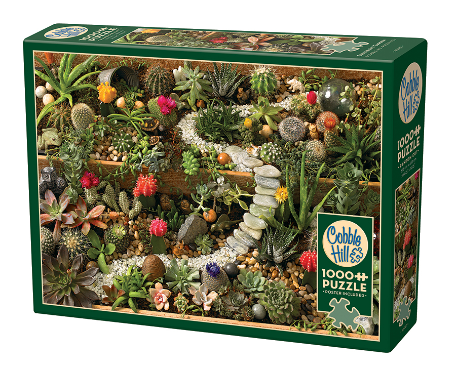 Alternative view of Succulent Garden Puslespil 1000 Brikker