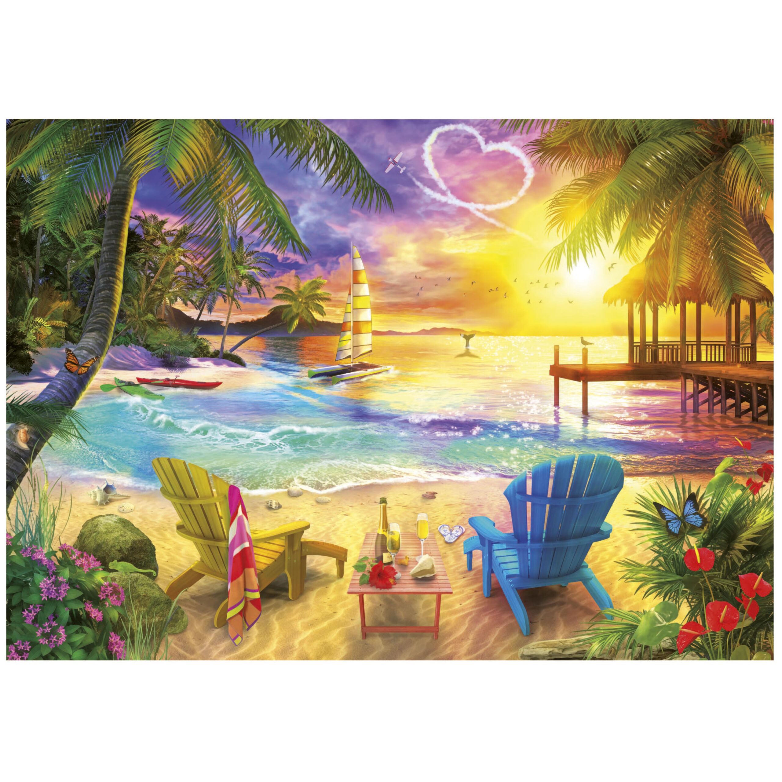 Love Beach – Educa Puslespil 1000 Brikker