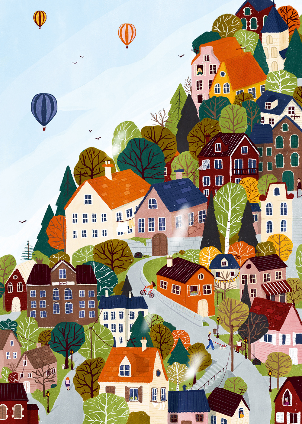 Forest City – Pieces & Peace Puslespil 1000 Brikker