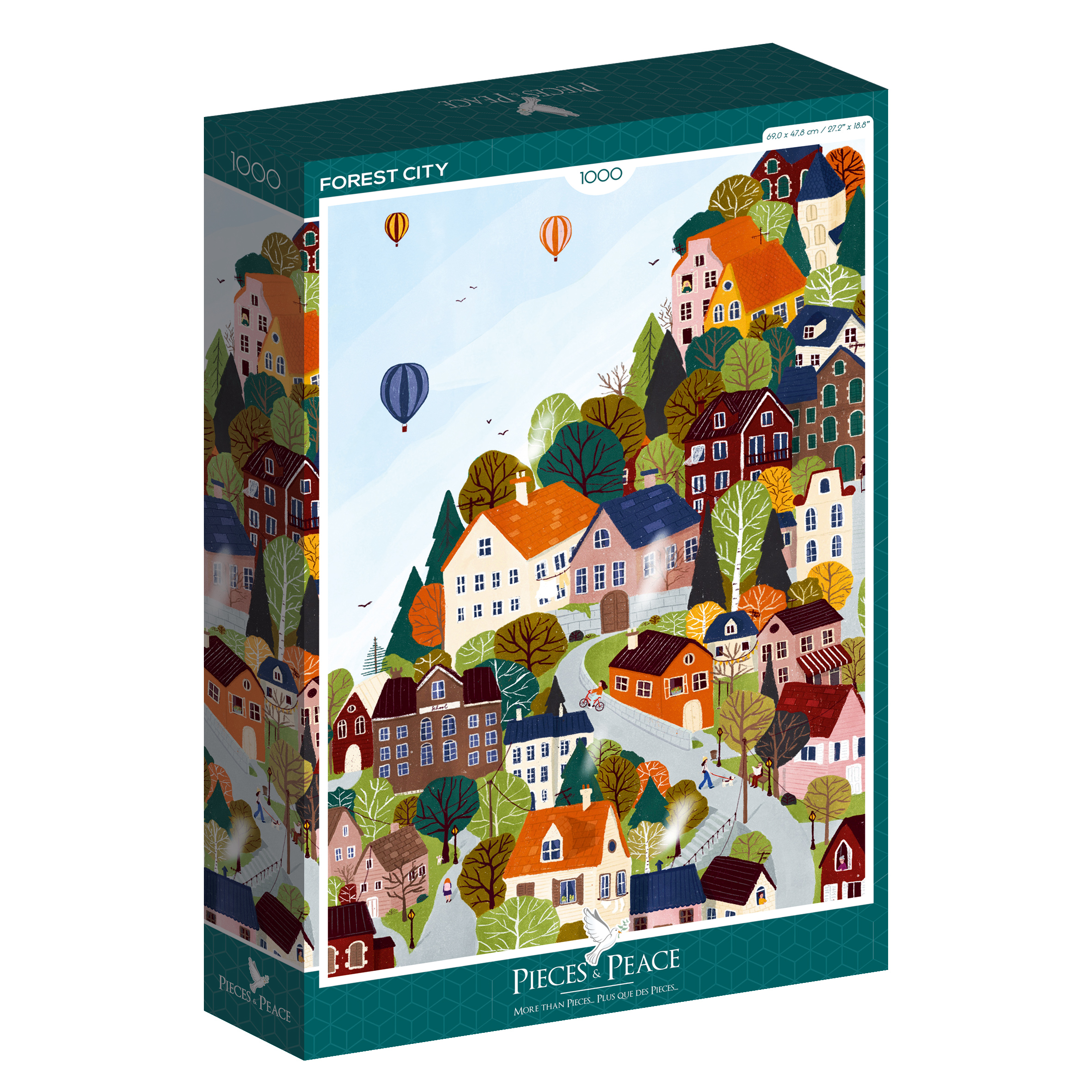 Forest City Puslespil 1000 Brikker - Billede 2