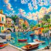 The Holiday Village – Grafika Puslespil 1000 Brikker