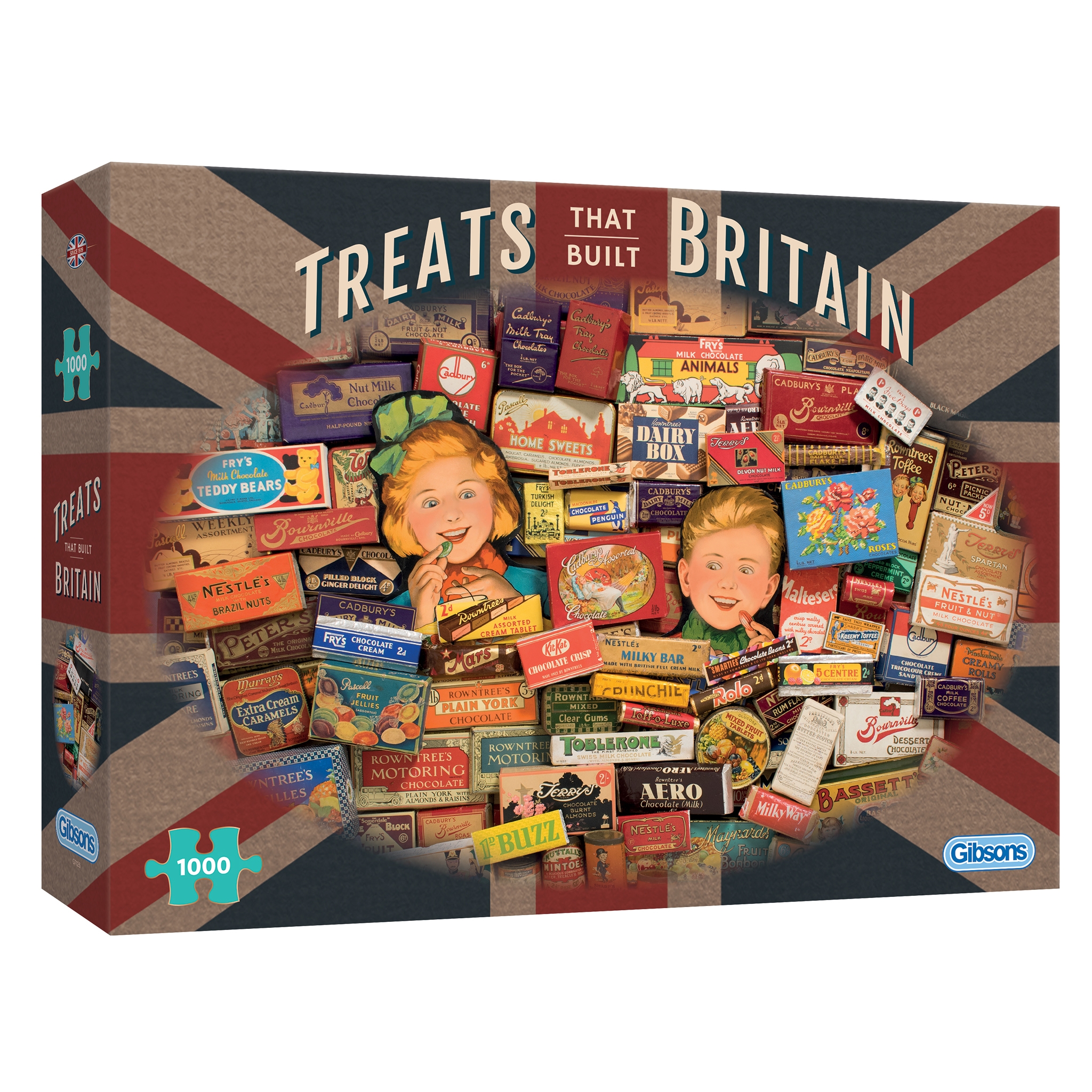 Alternative view of Treats That Built Britain Puslespil 1000 Brikker